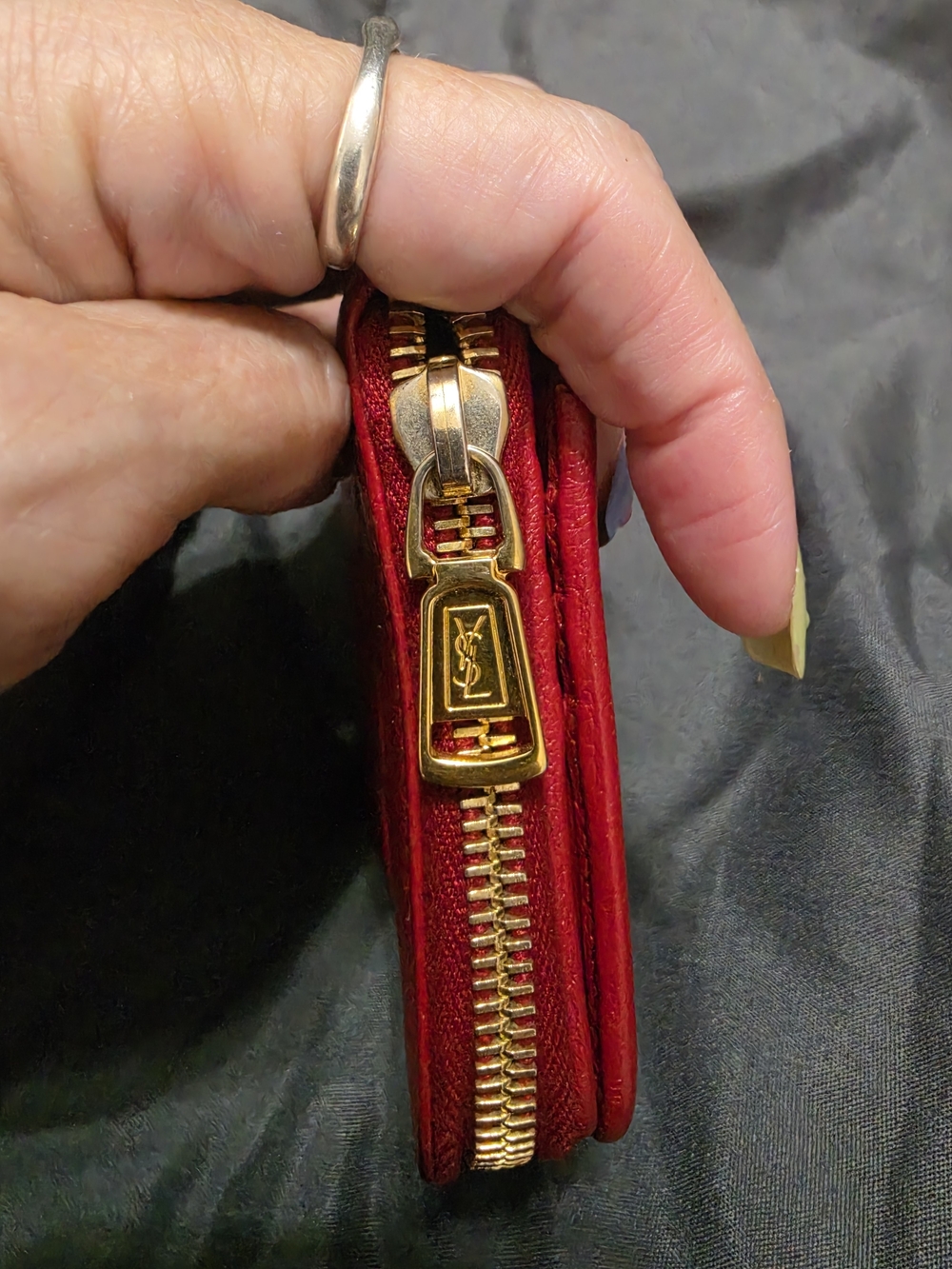 Saint Laurent Belle de Jour Zip Compact Wallet (YSL) - Picture 3 of 9